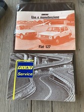 libretto uso manutenzione fiat 127 Service E Assistenza Ricambio Luci Triangolo