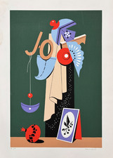 LUCA CRIPPA (1924-2002) SPLENDIDA Serigrafia Originale  13/150 - Opera d'ARTE