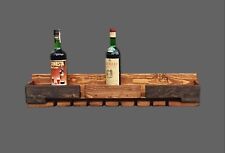 PORTABOTTIGLIE LEGNO L87 PORTABOTTIGLIE VINO PORTACALICI MENSOLA  LEGNO SCAFFALE