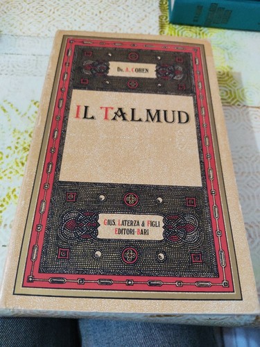 Cohen talmud laterza 1981 - cohen, il