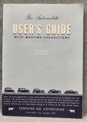 Manuale uso auto epoca - manuale, d'epoca