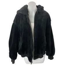 Felpa donna Zara nera finto