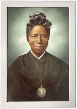 Quadro moderno con cornice ritratto Santa Giuseppina Bakhita