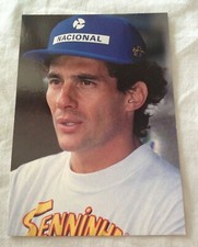 AUTOMOBILISMO FORMULA UNO  Cartolina Ayrton Senna