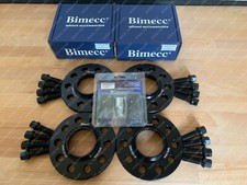 4 bulloni e serrature distanziali ruota Bimecc neri 15 mm MINI countryman 2017+