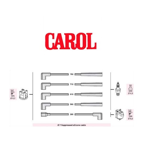 Kit cavi accensione candela - kit,