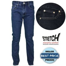 Jeans uomo cotone tasche - jeans,