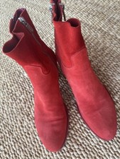 Suede Red boots Rocco P pre