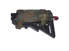 PORTA BATTERIA ESTERNA Flecktarn  SOFTAIR  military airsoft NUOVO calcio crane 