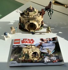 Lego 75208 | yoda Hut | Usato |100% Completo Verificato | Pulito e Ri-Smistato |