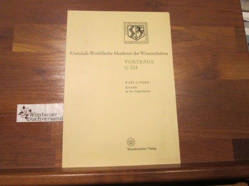 Zeitmaße der urgeschichte - zeitmaße,