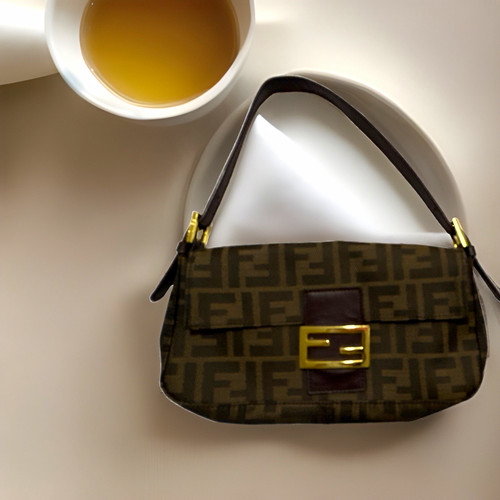 Fendi zucca brown - zucca, bag