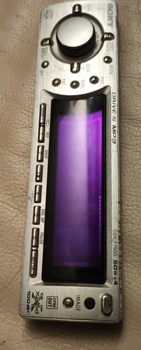 Sony cdx f7500 faceplate - cdx-f7500,