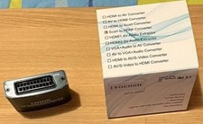 Adattatore SCART a HDMI HD 1080P Video Audio Converter 