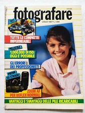 FOTOGRAFARE LUGLIO 7-1989 FOTO LUNA 20 ANNI - ZOOM AF PER REFLEX RIVISTE