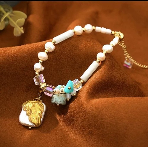 Bracciale con perle - , naturali