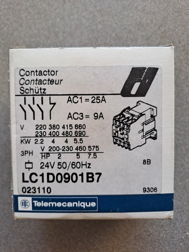 Telemecanique lc1 d09 24vac - lc1,