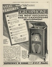 Gecophone radio gramophone - gecophone,