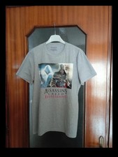 Maglietta grigia con stampa e maniche corte Assassin's Creed uomo 