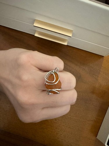 Anello placcato argento - , con