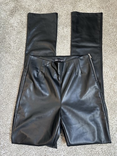 Pantalone zara ecopelle grande - pantalone,