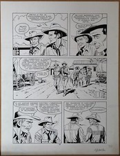 RAFFAELE DELLA MONICA - TAVOLA ORIGINALE TEX - 'RANCHO DORADO'