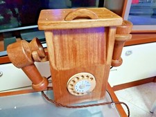 Telefono Old Style, in legno