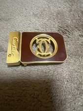 Fibbia cintura Cartier logo