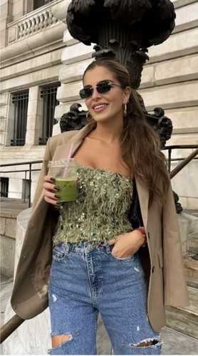 Zara nuovo donna - , sfilacciato