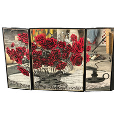Specchio vintage inciso - , arte