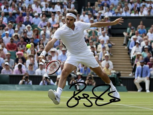 Roger federer signed autograph - signed,