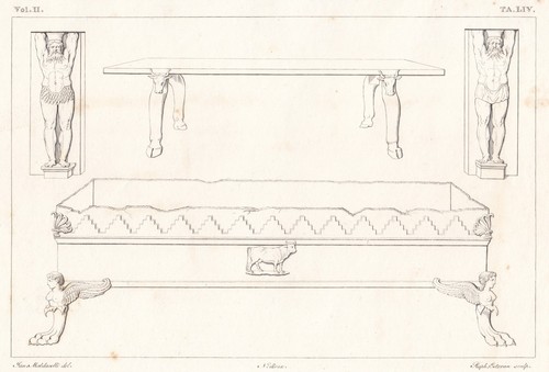 Antica stampa del 1800 - del,