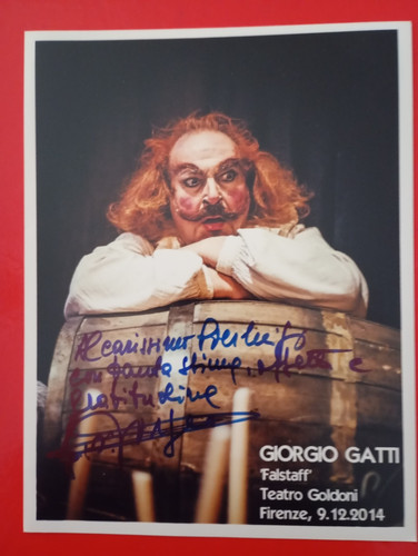 Giorgio gatti autografo - giorgio,