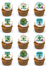 Topper per cupcake Minecraft