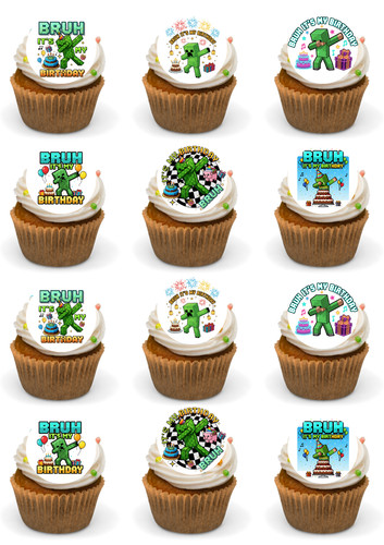 Topper per cupcake minecraft - per,