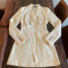 Abito panna blazer colletto