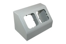 Supporto 2 Prese C-line Grigio