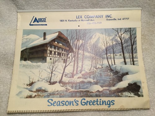 Calendario parete 1973 lex - calendario,