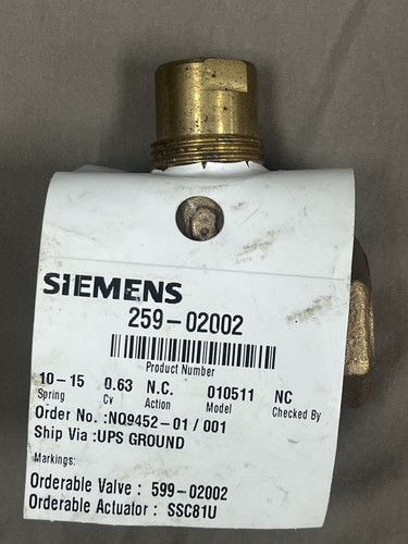 Nuova valvola siemens - valvola,