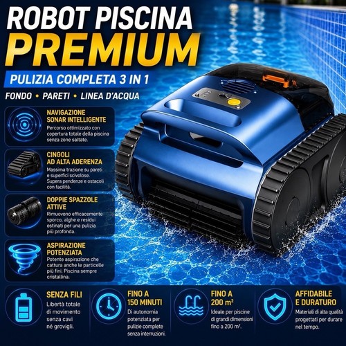 Robot piscina cordless 45000pa - robot,