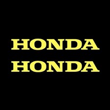 ADESIVI STICKERS GIALLI CM. 30 SCRITTE HONDA X AUTO E CARENE MOTO