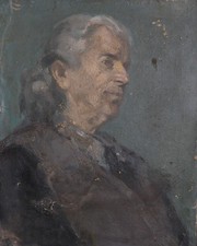 Antico dipinto ad olio