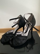 Scarpe da ballo Anna Kern scarlatte nere 8 cm taglia 4 numero 37 pelle