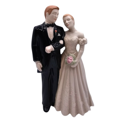 Statuina porcellana dipinta - , a