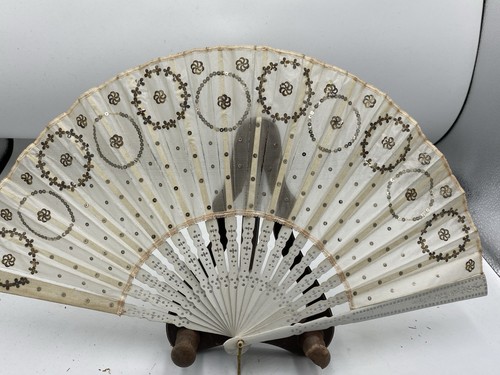 Antico ventilatore mano - antico,