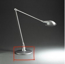 Lampada da scrivania Artemide Rodope SOLO base pesante