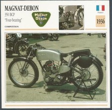 EDITO SERVICE S A CLASSIC MOTORCYCLES-1936-MAGNAT-DEBON-350 BCP "FOUR-BEARING"