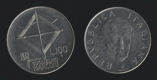 100 lire 1974 - lire, guglielmo