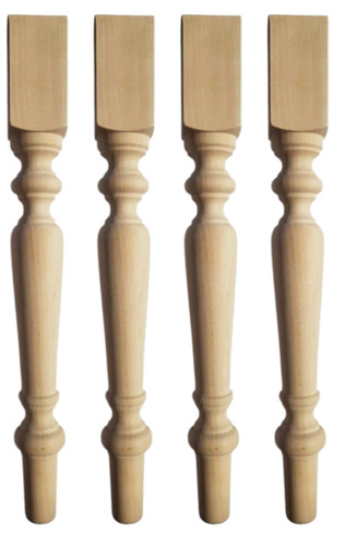 Set gambe tavolo legno - 4,