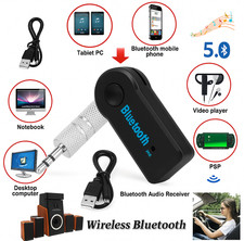 Ricevitore Audio Bluetooth 5.0 AUX Adattatore Auto Jack 3.5mm USB Wireless Music Kit